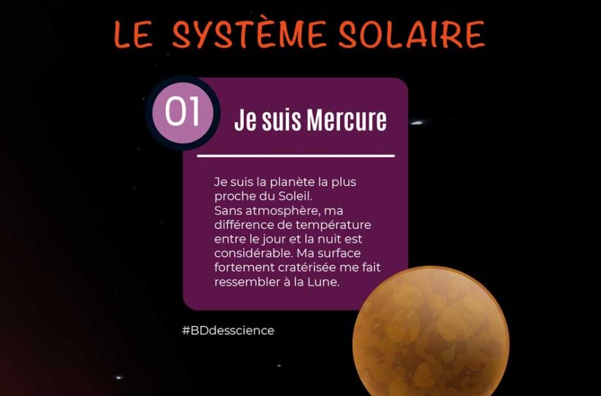 BD "Le Système Solaire, Je suis Mercure"