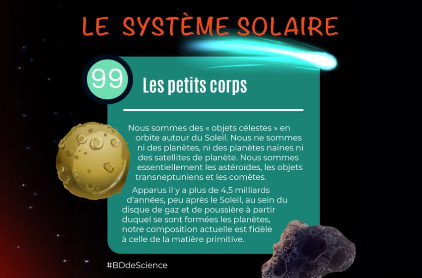 BD Le Système Solaire, les petits corps célestes