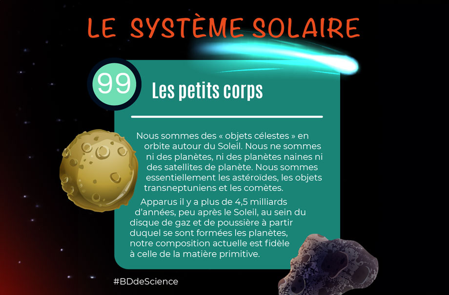 BD Le Système Solaire, les petits corps célestes