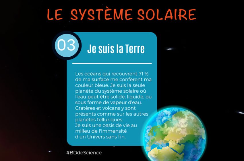 BD Le Système Solaire, je suis la Terre