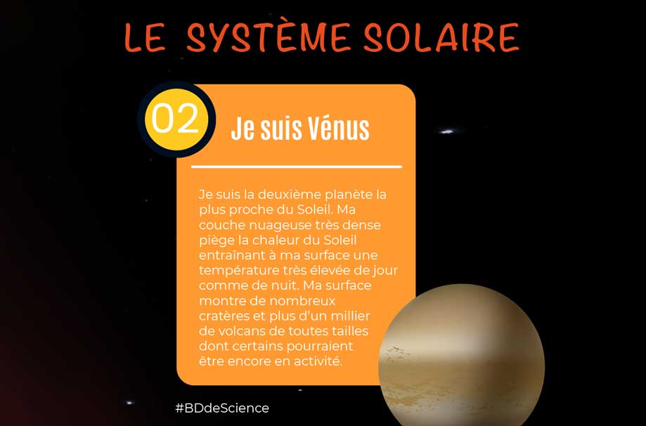 BD "Le Système Solaire, Je suis Vénus"