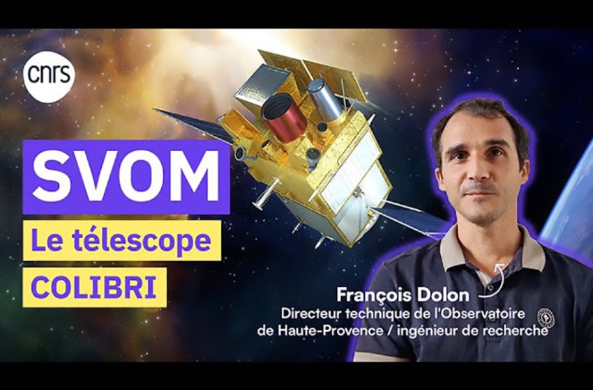 François Dolon "J'ai contribué au segment sol de la mission représenté par le télescope Colibri ". Crédit : OHP/CNRS