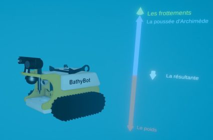 L’étude de la descente du BathyBot, le robot des fonds marins