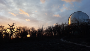 La grande coupole du télescope d’1,93 m. 