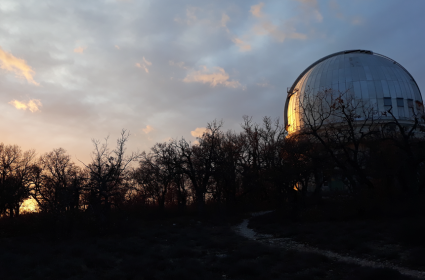 La grande coupole du télescope d’1,93 m.