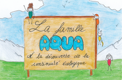 BD La famille AQUA à la découverte de la continuité écologique