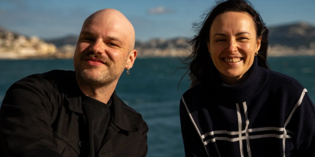 Thomas Flahaut et Daniela Banaru.