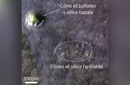 Bannière Océans martiens : les plaines du Nord de Mars livrent de nouveaux indices.