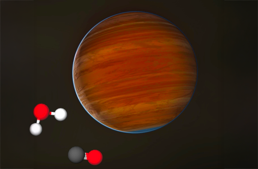 Spectre issu de Houllé et al. 2025