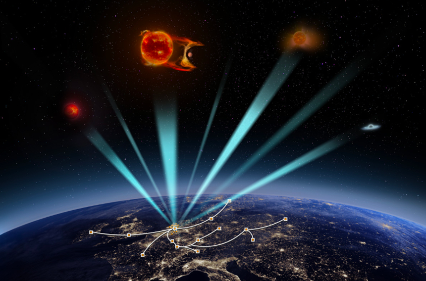 La détection de sursauts radio provenant de systèmes stellaires et exoplanétaires.