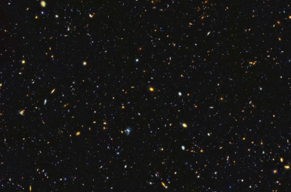 Cette région GOODS-North, observée ici par le téléscope Spatial Hubble.